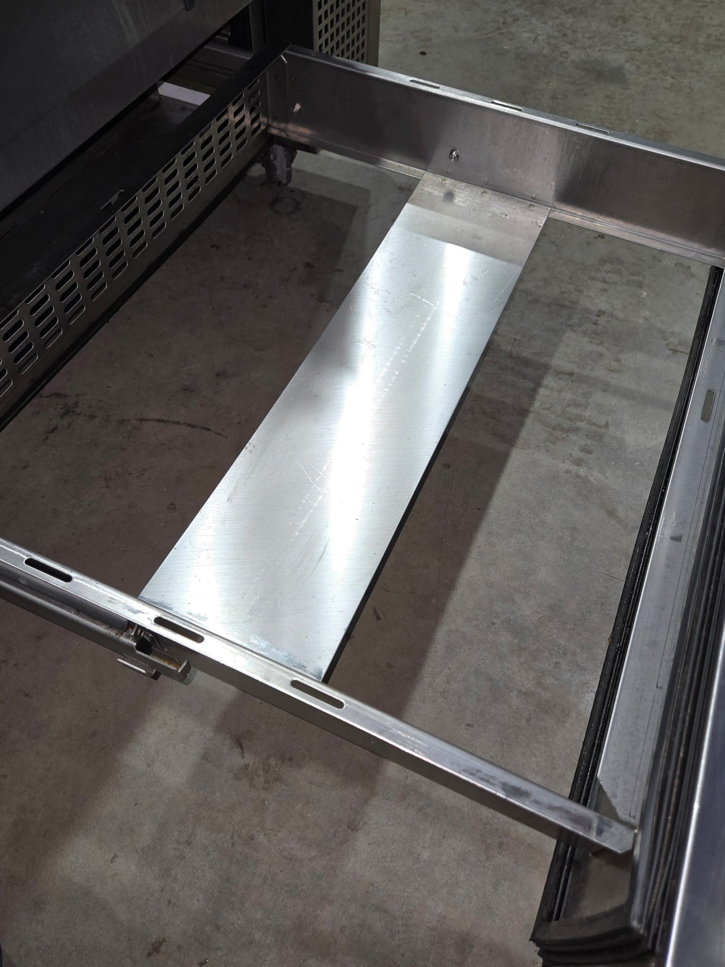 True Refrigeration 86" Stainless Steel Chefs Base with Remote Compressor