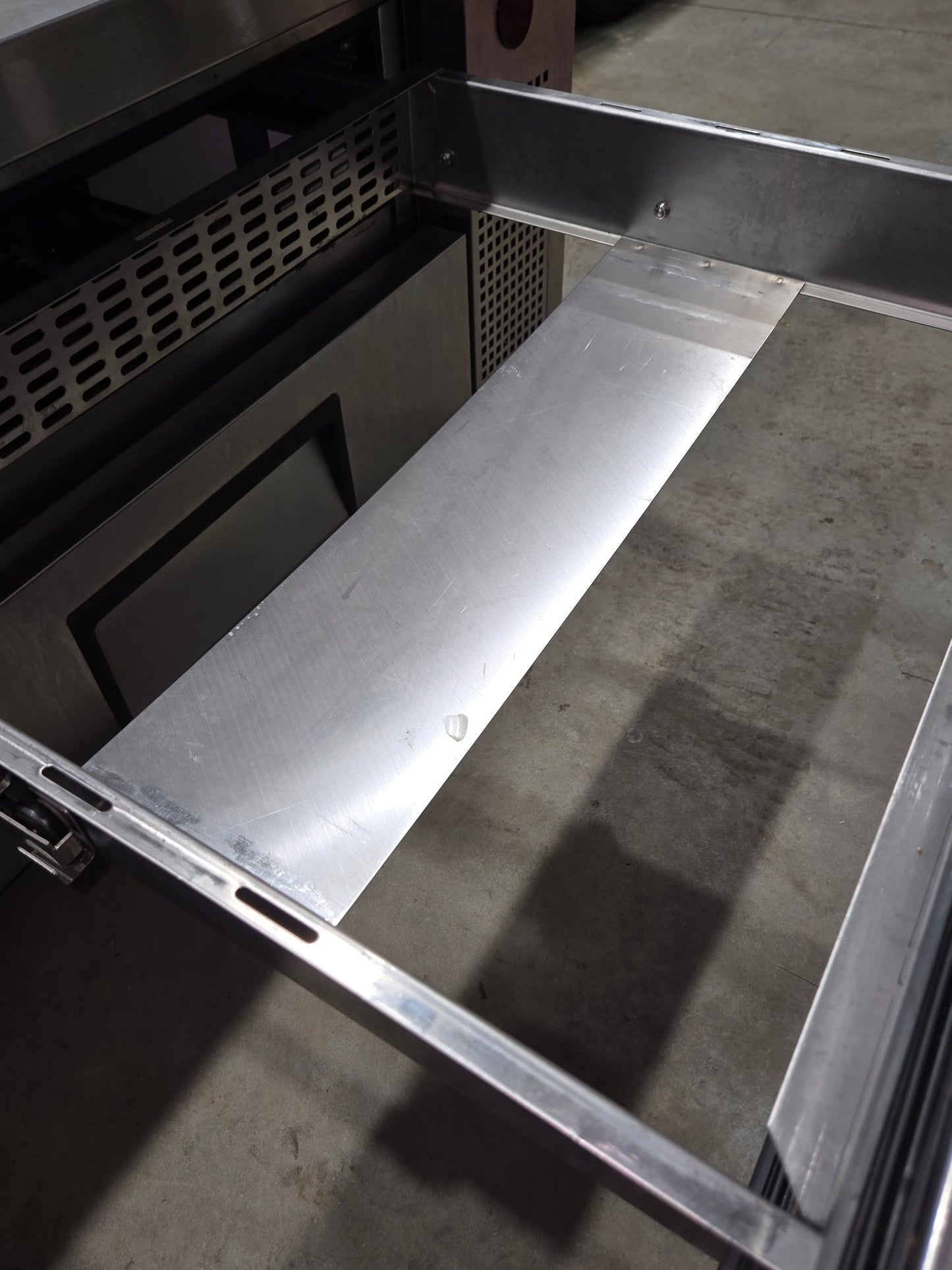 True Refrigeration 86" Stainless Steel Chefs Base with Remote Compressor