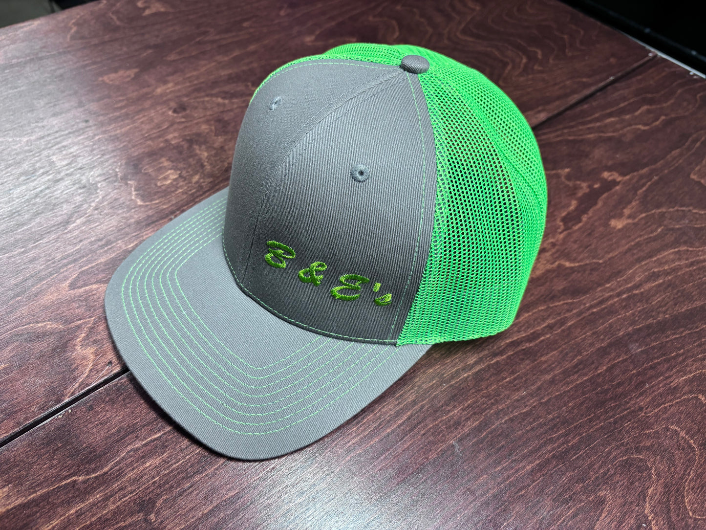 B&E's Green/Gray Trucker Hat