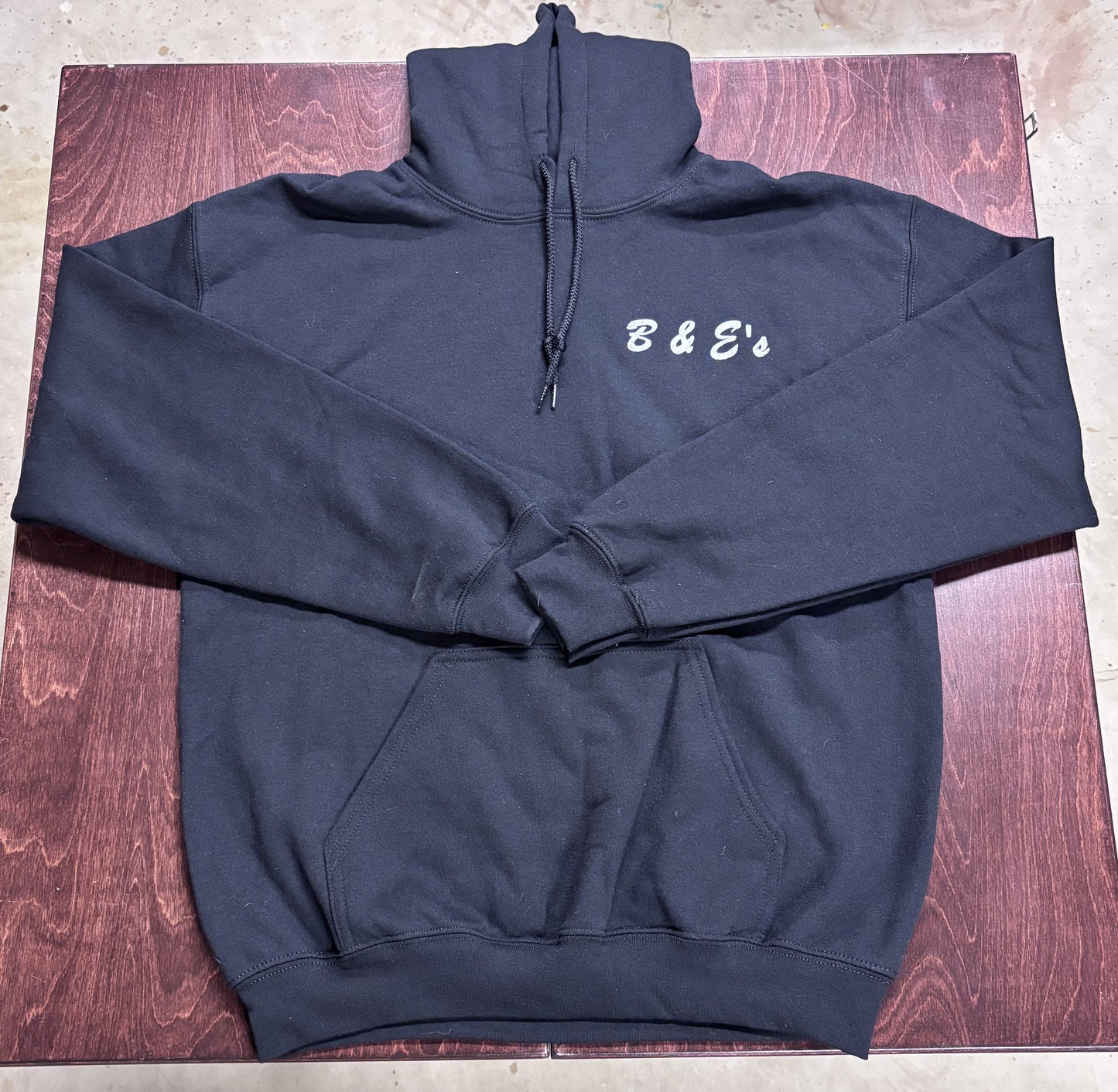 "Don't Tap It If It Ain't Clean" Black Pullover Drawstring Hoodie